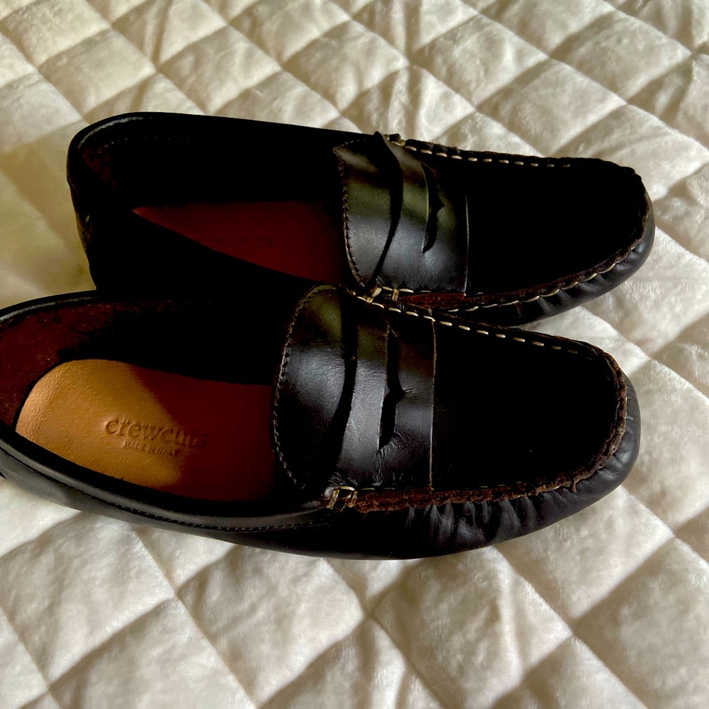 J Crew kids “crew cuts” leather shoes size 2.  Great dress shoes.